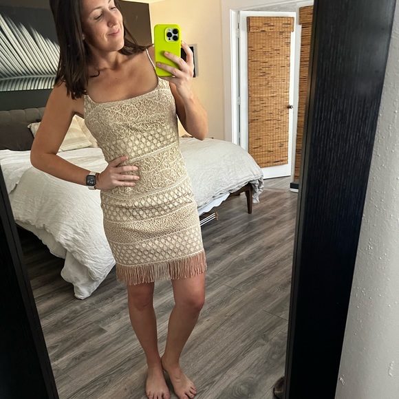 Vintage Cocktail Dress with Fringe! - Picture 14 of 15